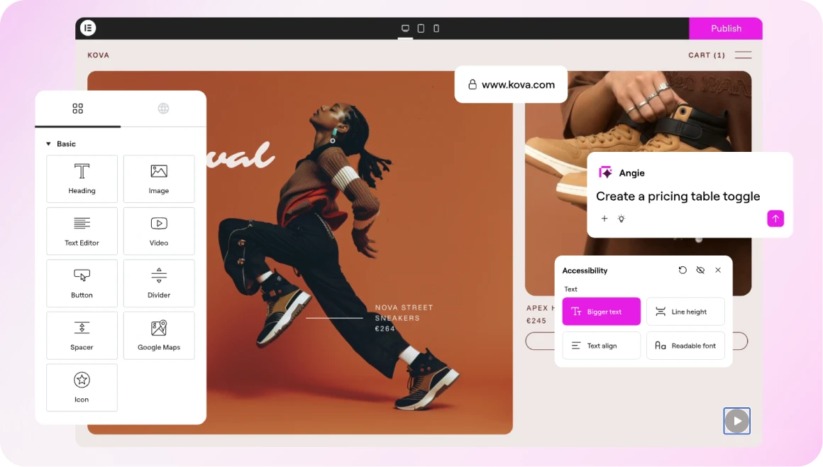 Biblioteca de templates Elementor Pro